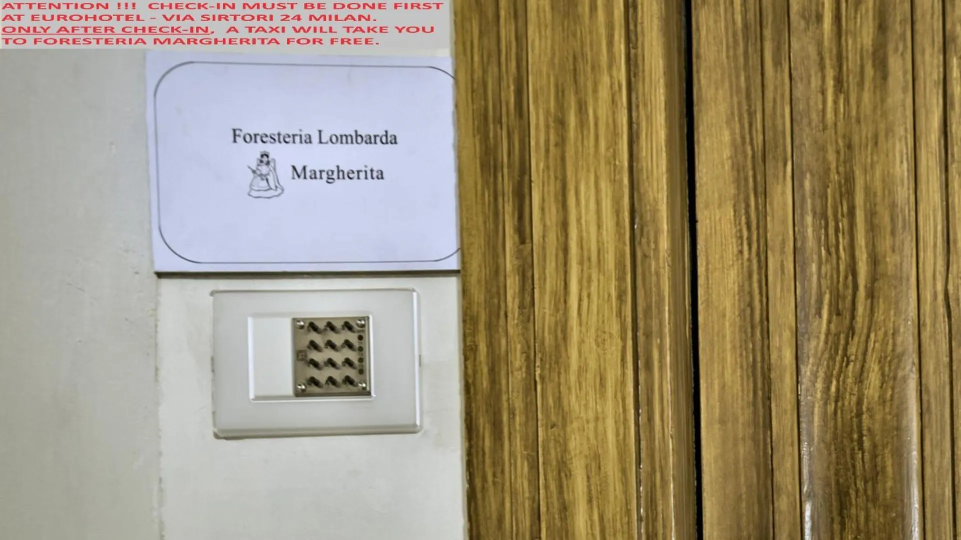 Guesthouse Foresteria Margherita Milano